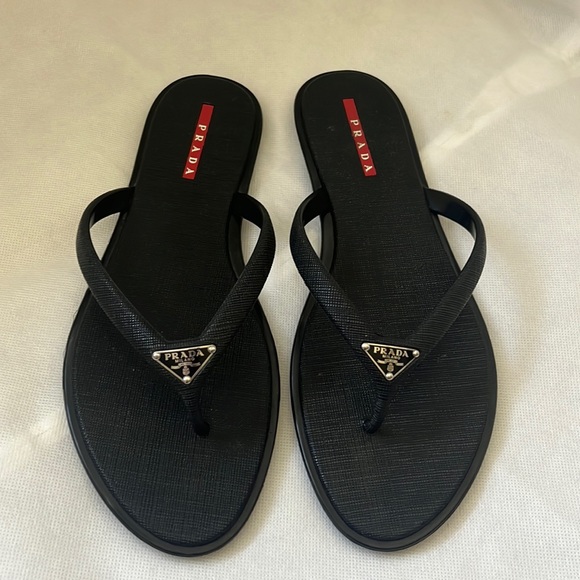 Prada Shoes Authentic Prada Flip Flop Sandals Poshmark